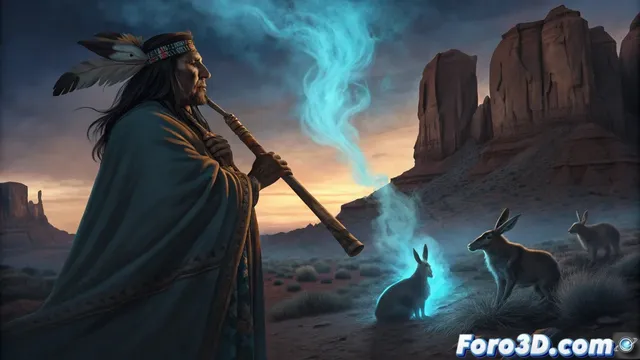 Illustrator: creando el ritual del silbato de hueso con influencias nativas americanas