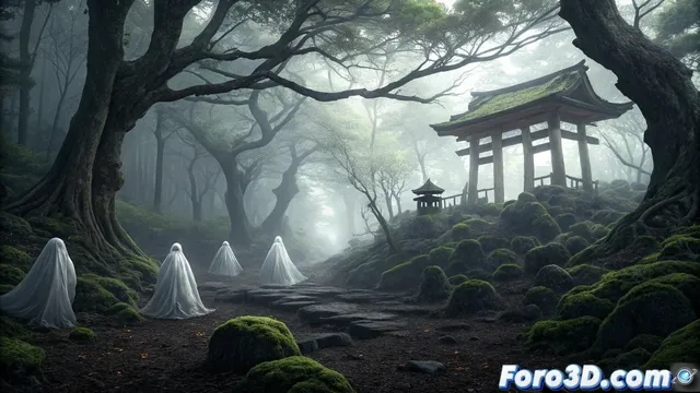 Creando el bosque de aokigahara en unity: misterio y atmósfera japonesa