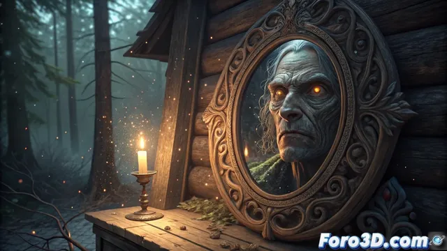 El espejo ancestral de Baba Yagá como mitología eslava y técnicas de animación 2D