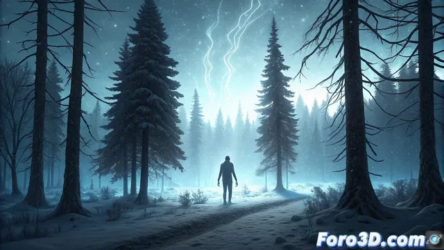 Creando el silbido del Wendigo en GIMP: terror invernal y hambre caníbal