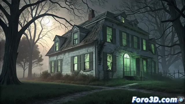 Recreación de la casa de Amityville en Unreal Engine para experiencias de terror inmersivas