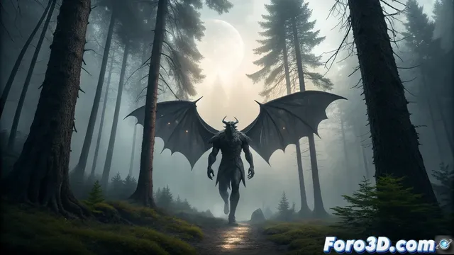 El Mothman de la Selva Negra: Guardián espectral de los bosques alemanes