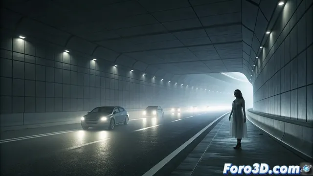 Representando la autoestopista fantasma del Túnel de Belchen con InstaMAT