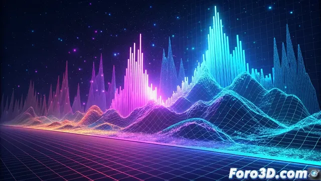 Creación de espectrogramas con Geometry Nodes en Blender