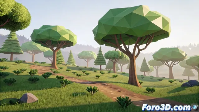 Creando un bosque eficiente para animación