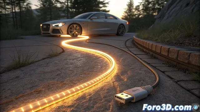 Crear efectos de cables luminosos sin usar luces VRay