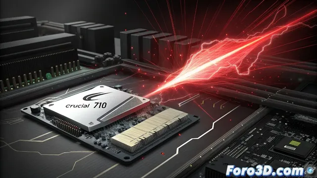 Crucial T710: SSD PCIe 5.0 que promete velocidad pero sufre de sobrecalentamiento