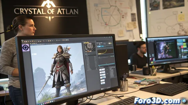 Los secretos del diseño 3D y la economía virtual en Crystal of Atlan