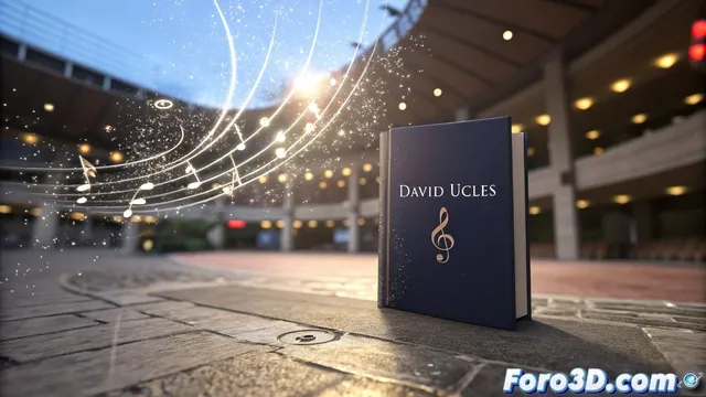 Animación del lanzamiento del libro de David Uclés en After Effects