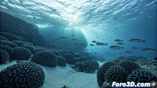 Descubrimiento de colonias de peces antárticos con patrones geométricos organizados