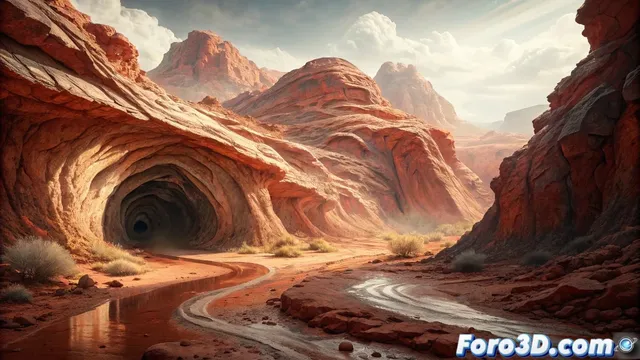 Ocho entradas cavernosas en Marte revelan secretos de antiguos cursos de agua