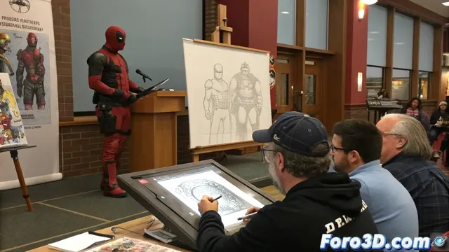 Cómo los profesionales usan 3D para dibujar superhéroes