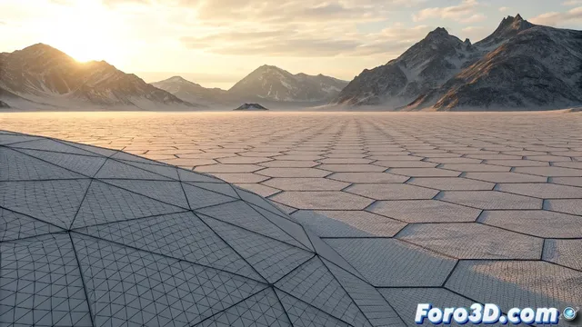 Desplazamiento de mallas en modelado 3D: técnica esencial para geometría detallada