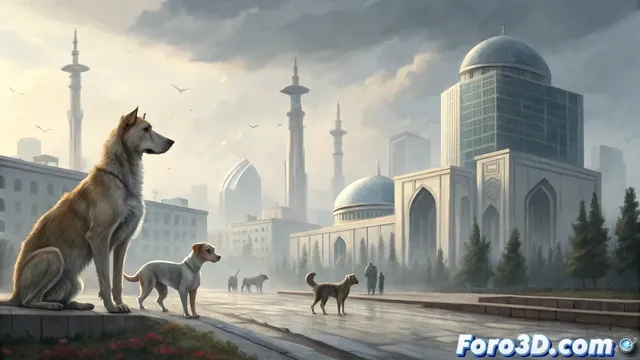 Cortometraje Dogs of Bishkek - Documental animado sobre perros callejeros