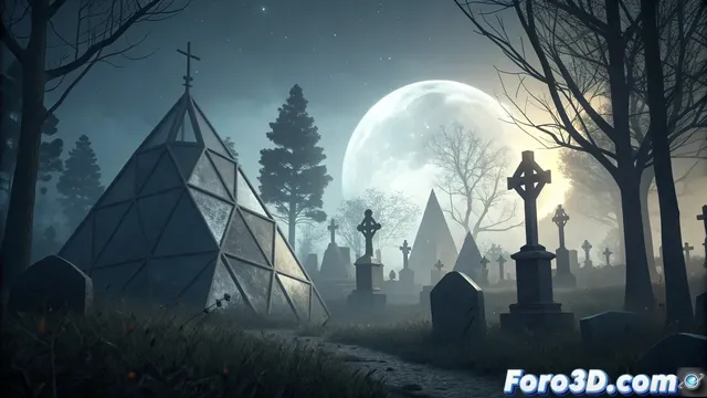 La secuencia de títulos de apertura de Down Cemetery Road por yU + co