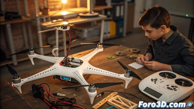 Joven prodigio crea dron económico con piezas impresas en 3D