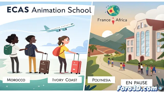 La escuela solidaria ECAS se reinventa fuera de Francia