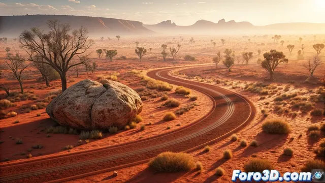 El misterio del camino circular infinito en el outback australiano