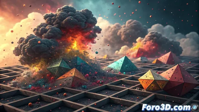 El caos como motor creativo en el arte 3D contemporáneo