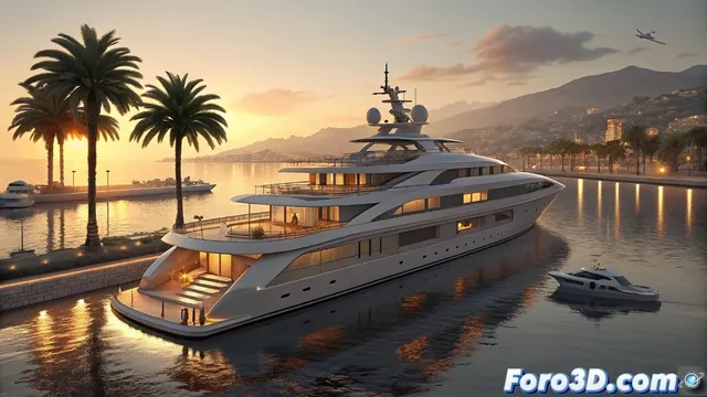 Sergey Brin y su megayate Dragonfly en el puerto de Málaga