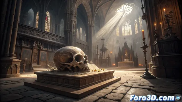 El cráneo misterioso de la Catedral de León