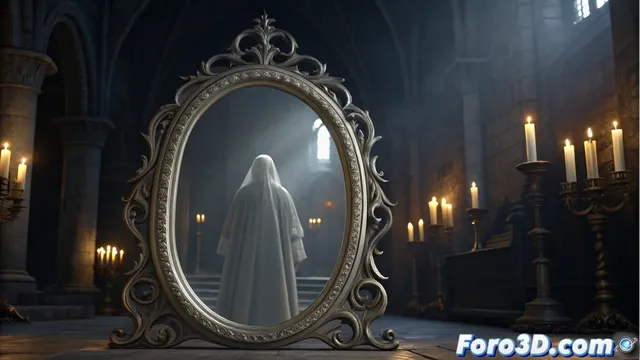 El espejo de la visita corta: historia y creación en Blender