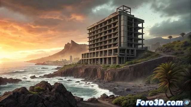 El esqueleto del Hotel de Añaza en Tenerife: Un proyecto abandonado que desafía el tiempo