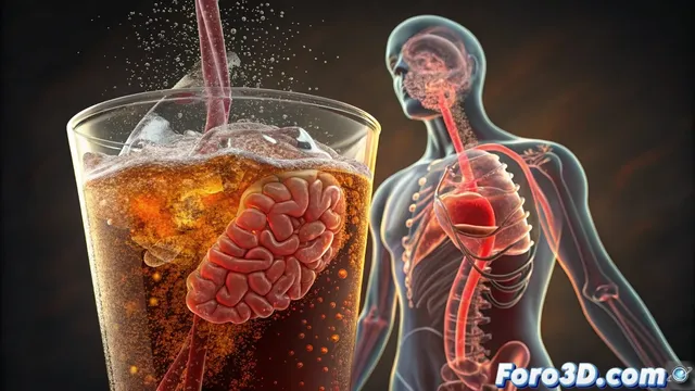 El impacto de las bebidas azucaradas en la salud y su representación visual con Krita