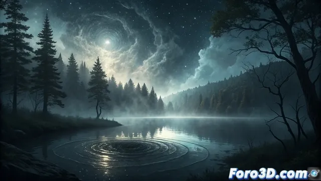 El misterio del lago negro: entre la leyenda y la creación digital