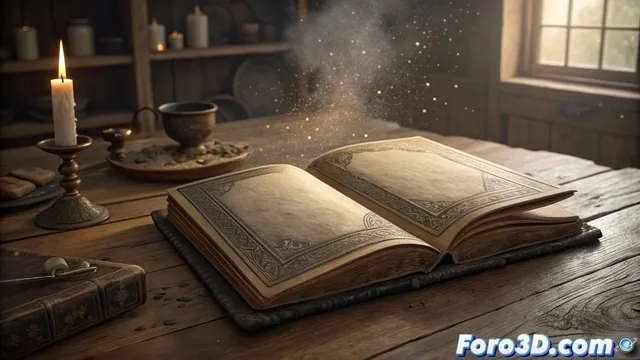 El libro de recetas que se escribe solo: leyenda y animación