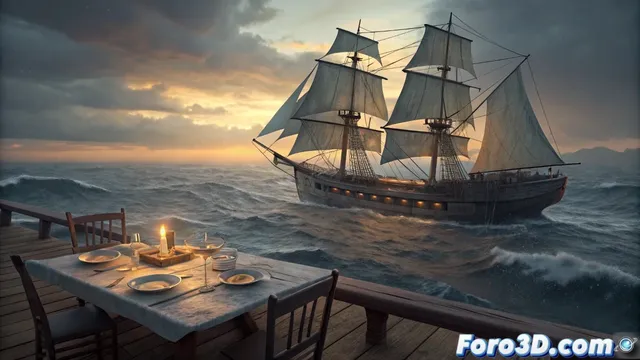 Recreando el mary celeste en womp: el misterio del barco fantasma