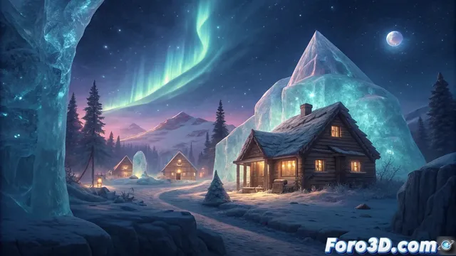 El misterio del pueblo ártico sellado en hielo y su recreación en Kdenlive