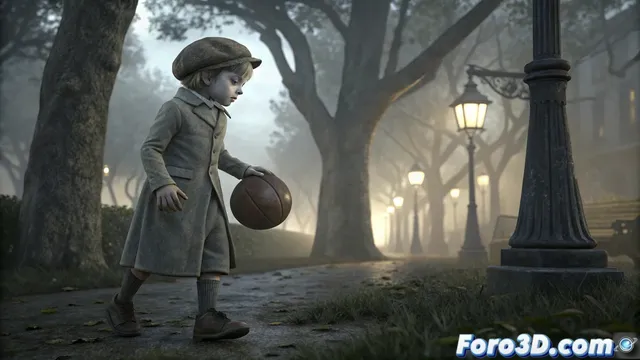 El misterioso niño del parque de las Cruces en Bilbao