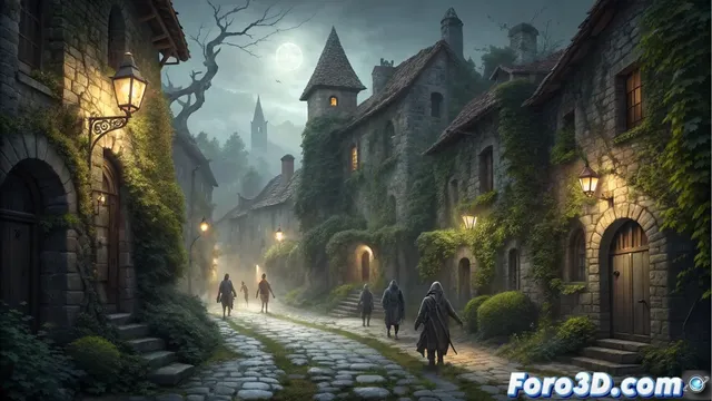 La leyenda de los pueblos invisibles en gps y su recreación en armor paint