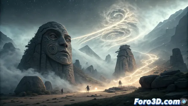 La leyenda del viento parlante y su representación en Blender