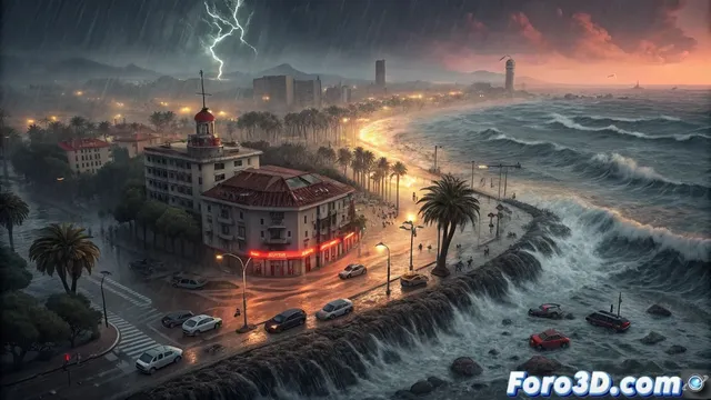 Borrasca extratropical causa inundaciones y alerta roja en el Mediterráneo