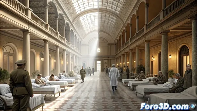 Recreación histórica del balneario de Marmolejo en 3ds Max: un viaje al pasado