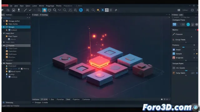 Organización eficiente de capas en Synfig Studio mediante agrupaciones