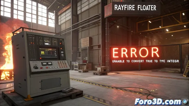 Solución al error Unable to convert: true to type: Integer en RayFire