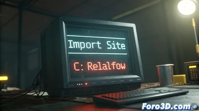 Error de Import Site en RealFlow