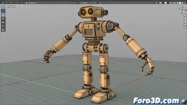 Creación y animación de un esqueleto básico para robots APU en 3ds Max
