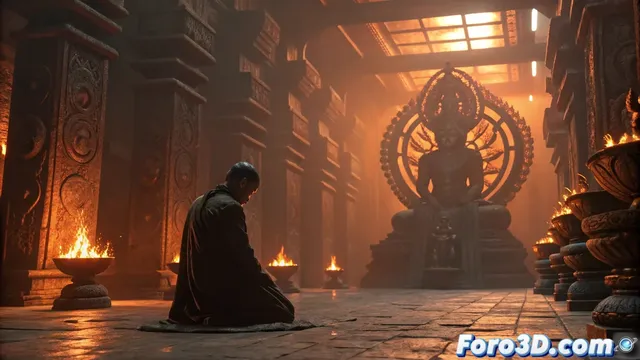 Equilibrium: Un cortometraje creado en Blender fusionando estética Giger y simbolismo hindú