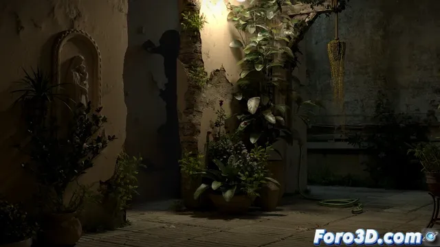 Explorando el jardín imaginario creado con 3ds Max y Chaos Vantage