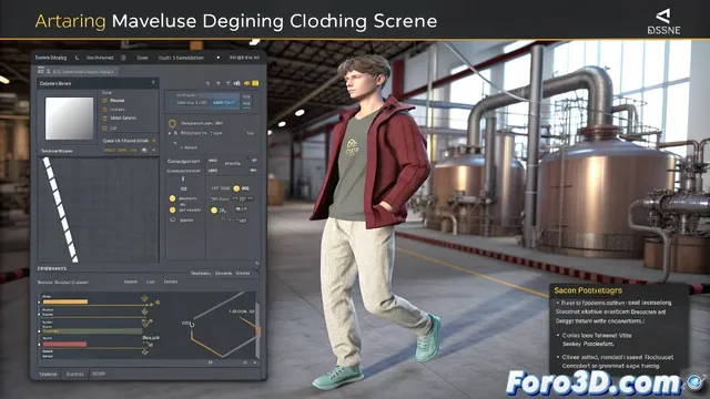 Exportar ropa animada desde Marvelous Designer a 3ds Max