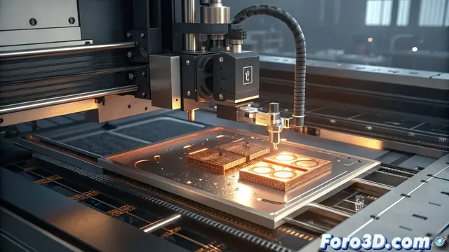 Impresión 3D industrial con nuevo sistema para cobre a gran escala