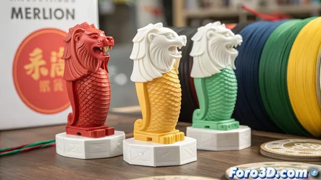 Figuras coleccionables de Merlion
