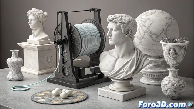 Marble PLA: La elegancia de la piedra natural en impresión 3D