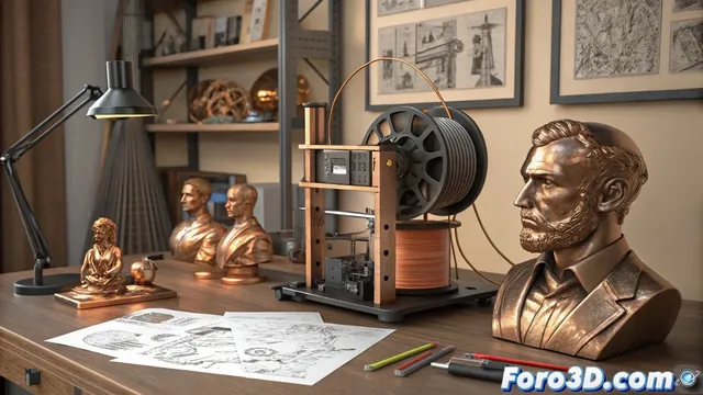 Metal PLA: El lujo de los metales en impresión 3D
