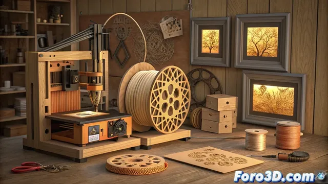 Wood PLA: El encanto natural en impresión 3D