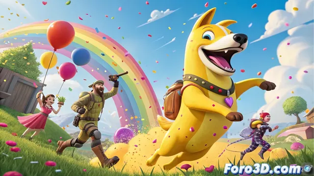 Fortnite presenta mascotas compañeras: Peels el perro plátano lidera la nueva característica